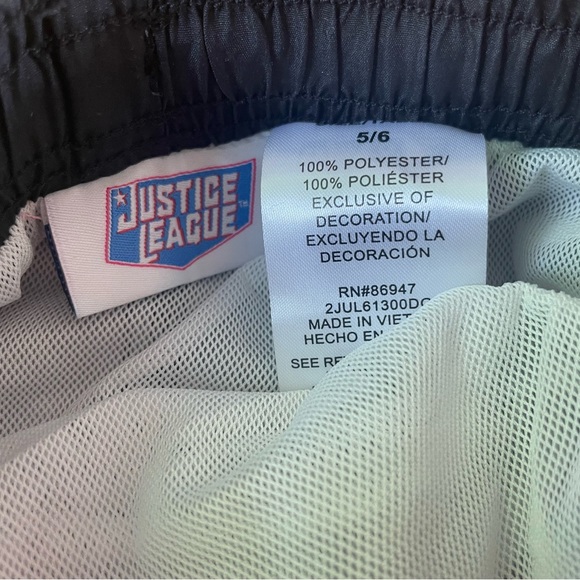 NWT Justice League Boys Batman Superman Swim Trunk Shorts - Picture 2 of 6